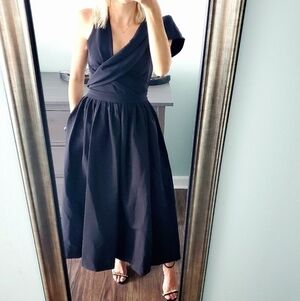 NEW Preen By Thornton Bregazzi Black Long Dress